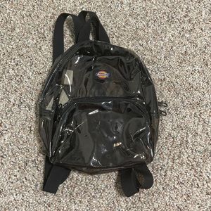 Dickies clear mini backpack
